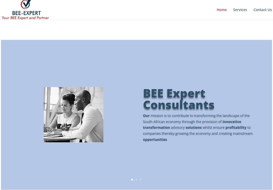 BEE Experts website
